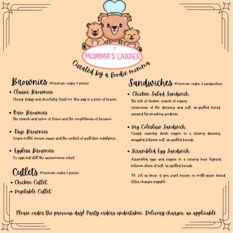 best homemade brownies and snacks in coimbatore